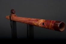 Texas Ebony Native American Flute, Minor, Mid F#-4, #E33E